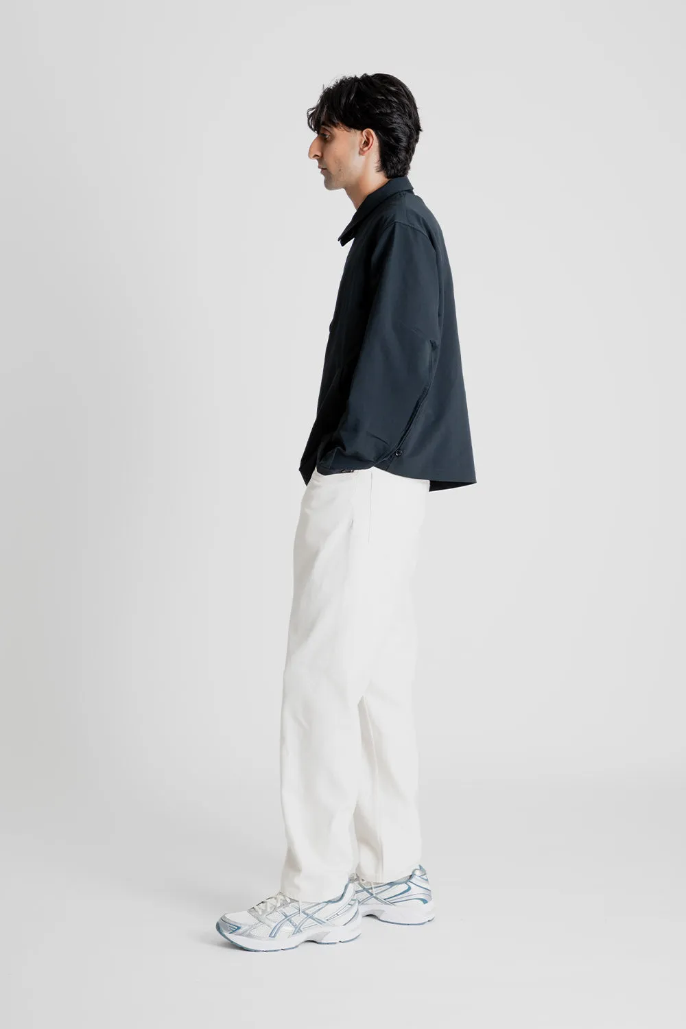 5 Pockets Straight Denim Pants - Natural