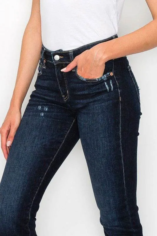 Artemis Vintage Plus Size - High Rise Skinny Straight Jeans