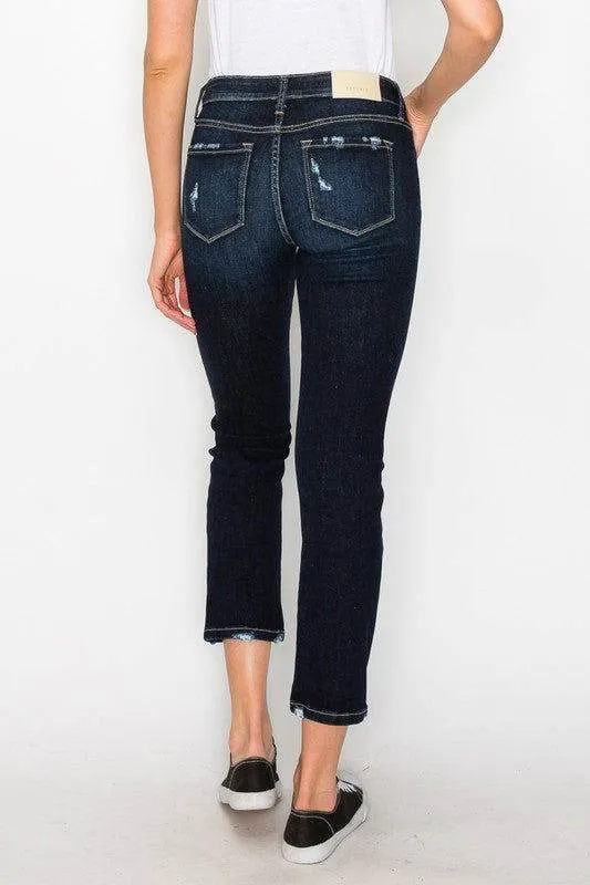 Artemis Vintage Plus Size - High Rise Skinny Straight Jeans