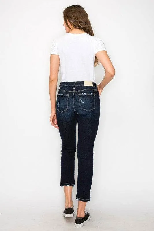 Artemis Vintage Plus Size - High Rise Skinny Straight Jeans