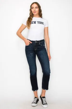 Artemis Vintage Plus Size - High Rise Skinny Straight Jeans