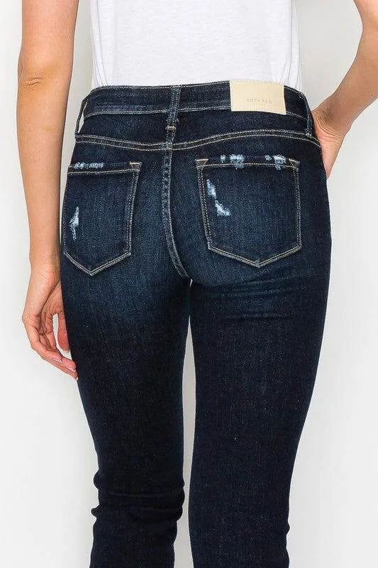 Artemis Vintage Plus Size - High Rise Skinny Straight Jeans