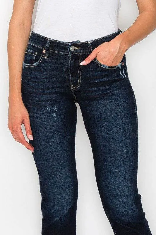 Artemis Vintage Plus Size - High Rise Skinny Straight Jeans