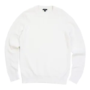 Ashbury Waffle Crewneck (White)