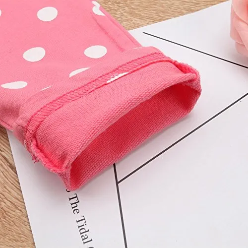 Baby Girl Clothes Infant Outfits Set 2 Pieces Long Sleeved Tops   Pants (9-12 Months, Pink)