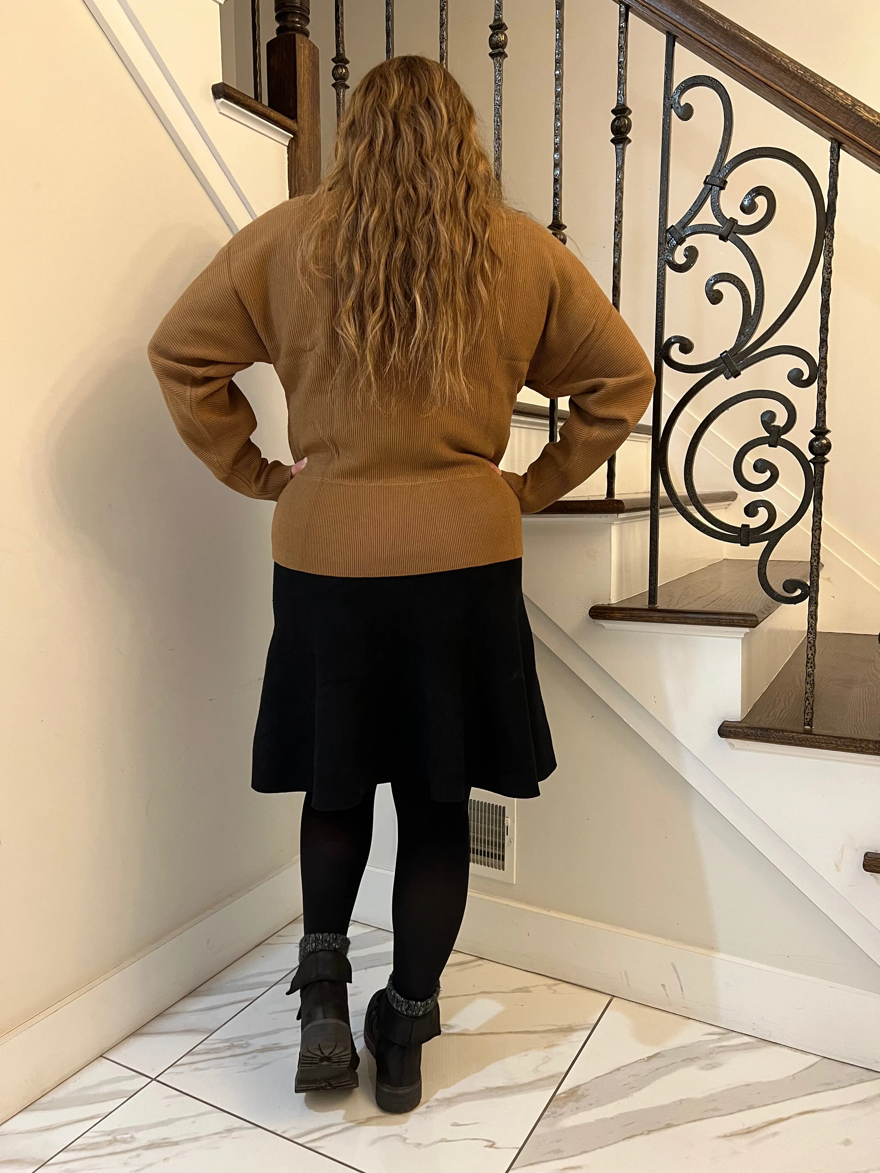 Balloon Sleeves Sweater