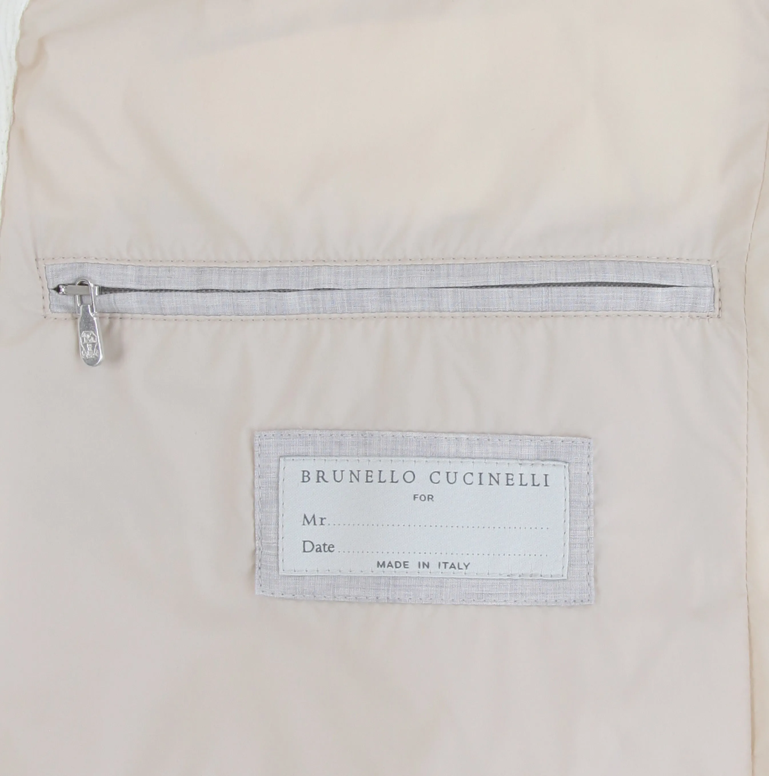 Brunello Cucinelli White Jacket Vest