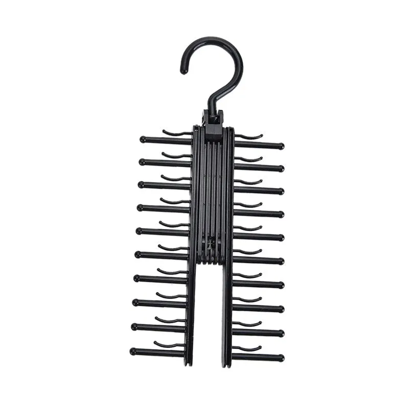 Creative Adjustable 360 Degree Rotating Tie Rack Belt