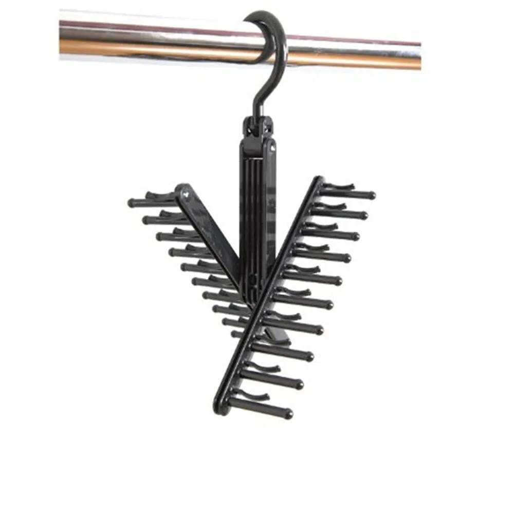 Creative Adjustable 360 Degree Rotating Tie Rack Belt