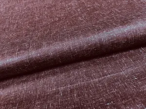 Dark Brown Plain Cotton Linen Fabric