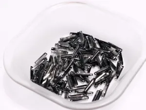 Dark Gray Two Hole Rectangular Plastic Sequins(Wholesale)