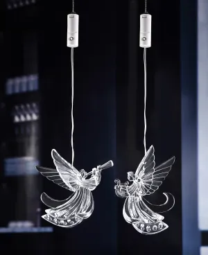 Diamond Cut Angel Orn.