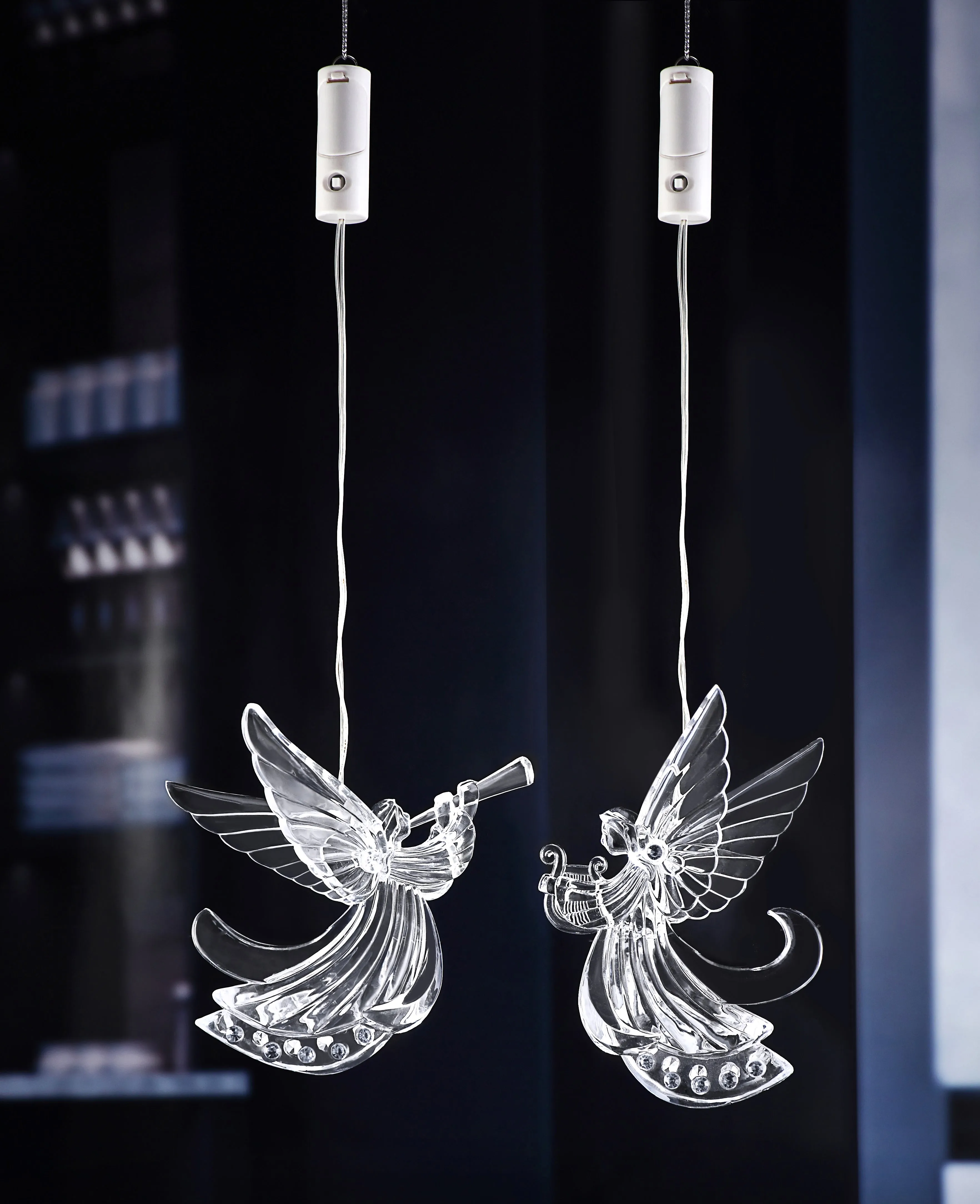 Diamond Cut Angel Orn.