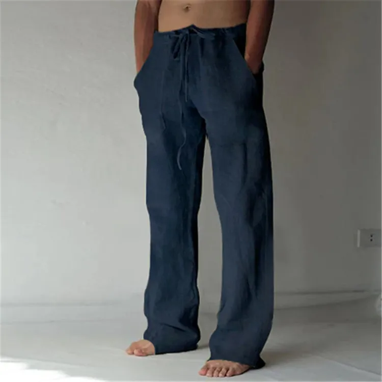 Drawstring Waist Casual Baggy Pants