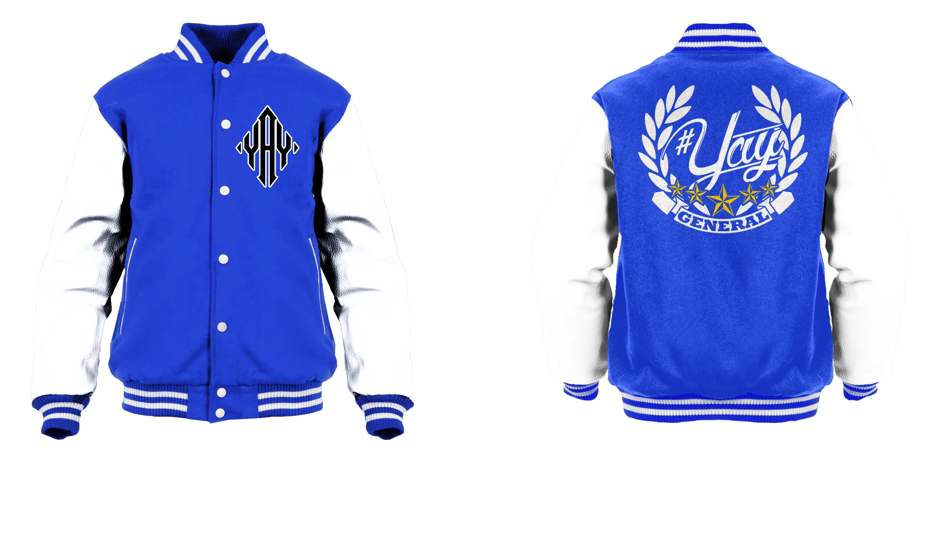 General Yay Diamond Logo Varsity Jacket