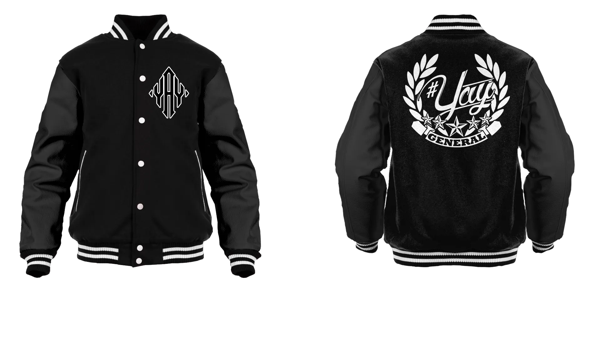 General Yay Diamond Logo Varsity Jacket