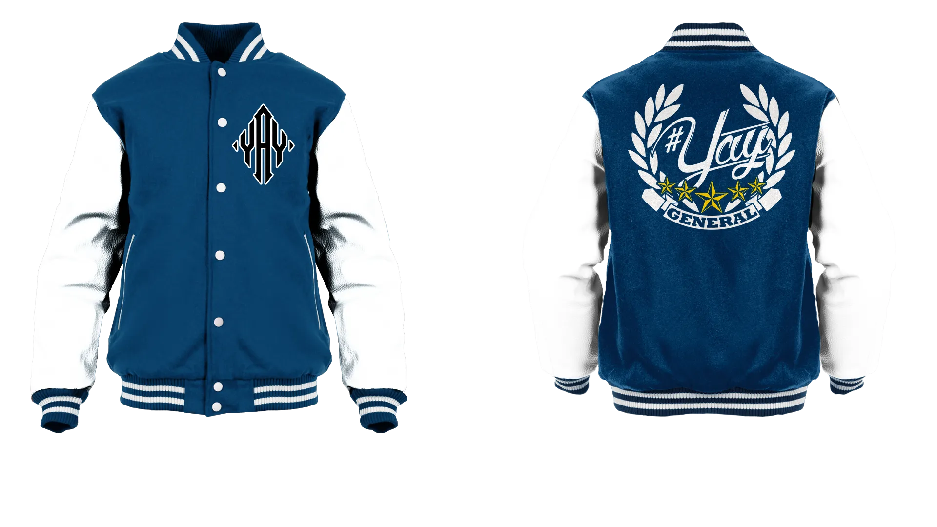 General Yay Diamond Logo Varsity Jacket