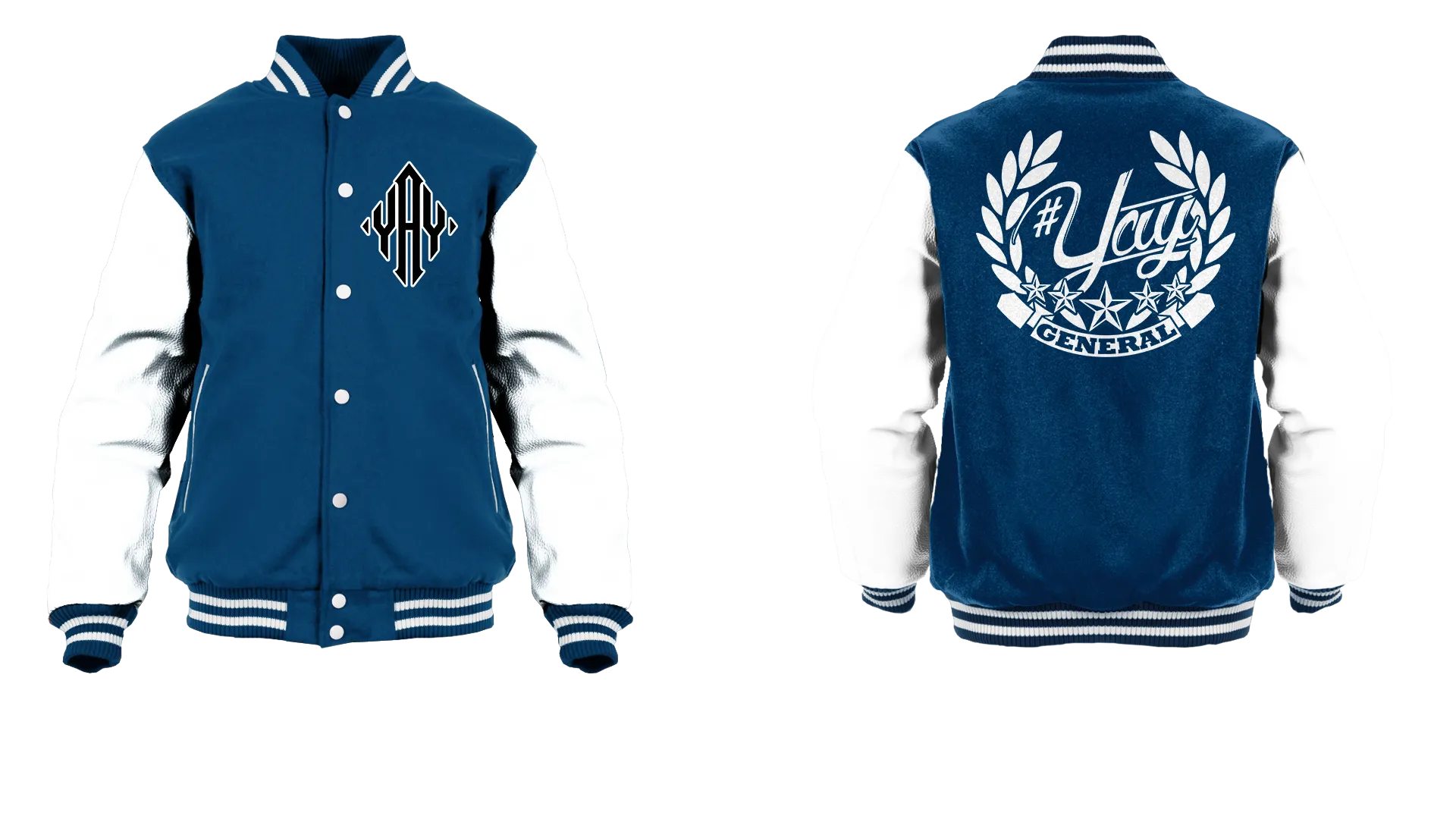 General Yay Diamond Logo Varsity Jacket