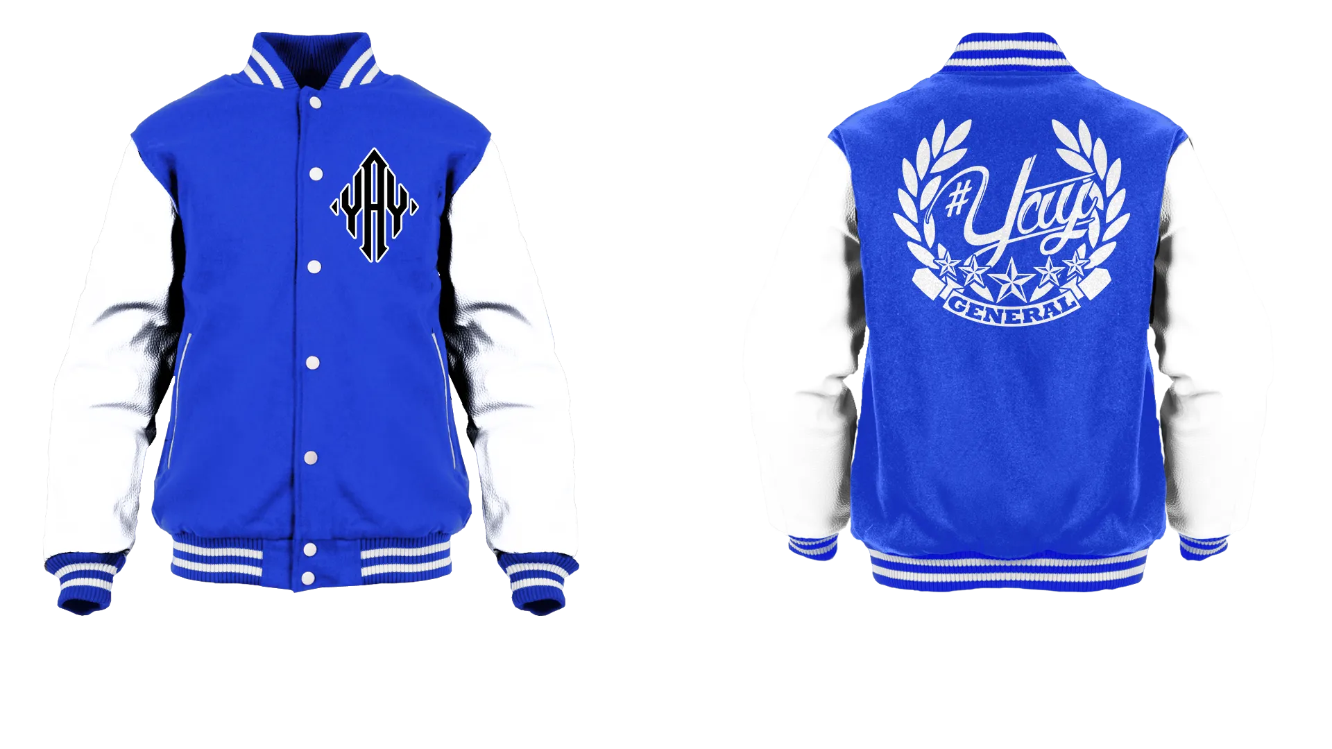 General Yay Diamond Logo Varsity Jacket
