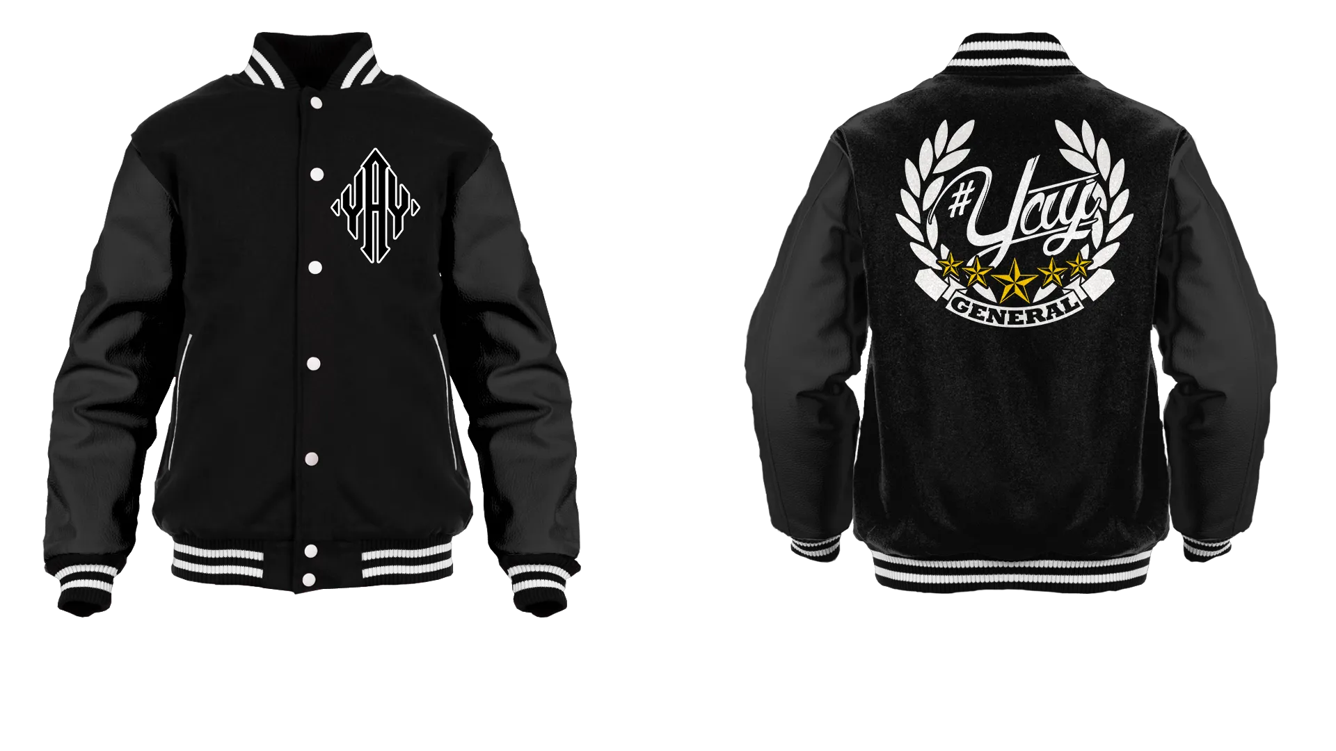 General Yay Diamond Logo Varsity Jacket