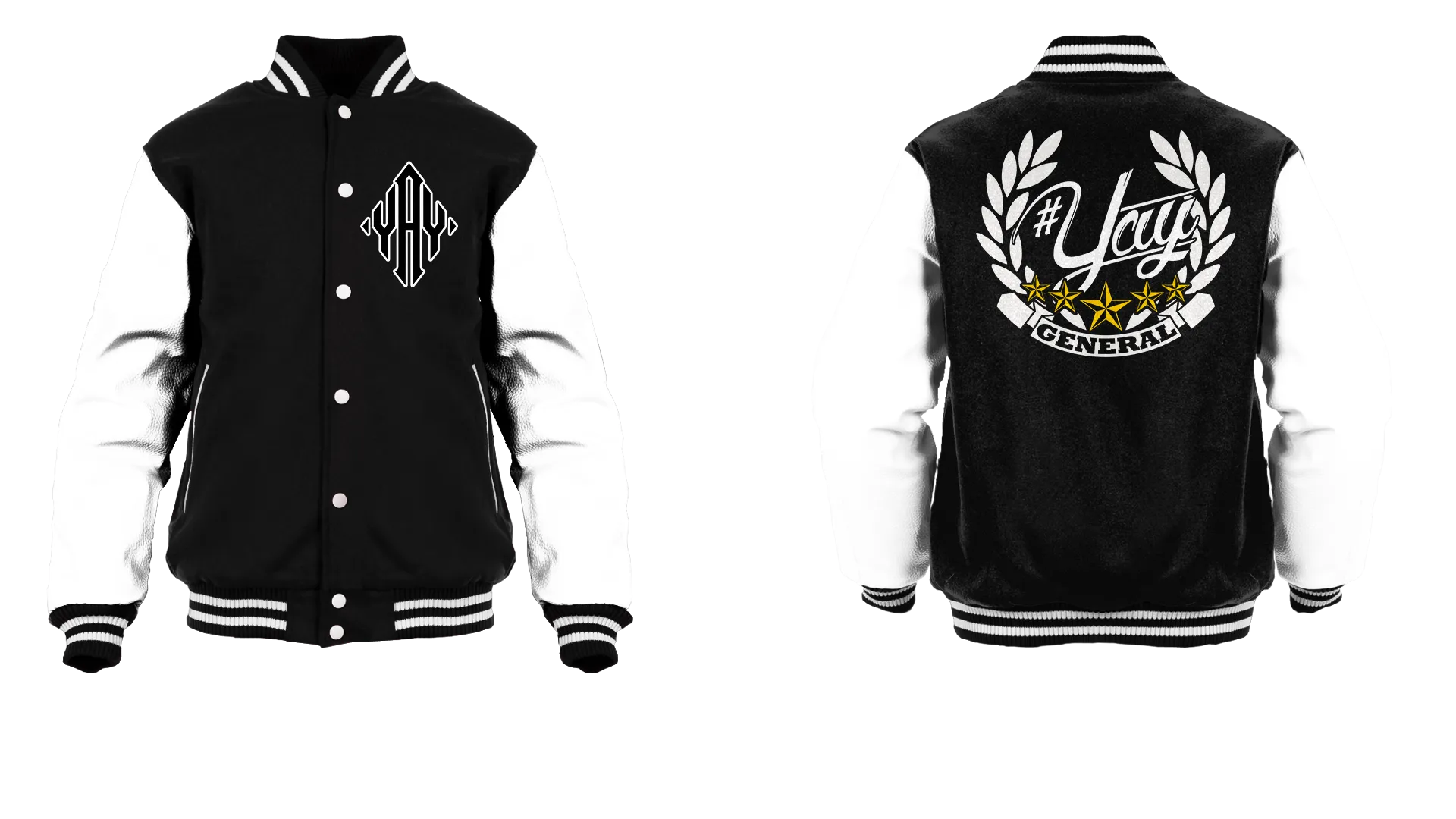 General Yay Diamond Logo Varsity Jacket
