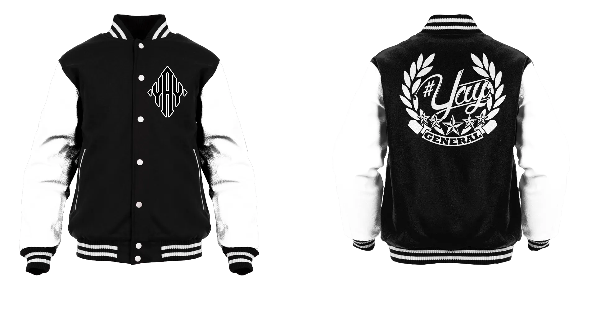 General Yay Diamond Logo Varsity Jacket