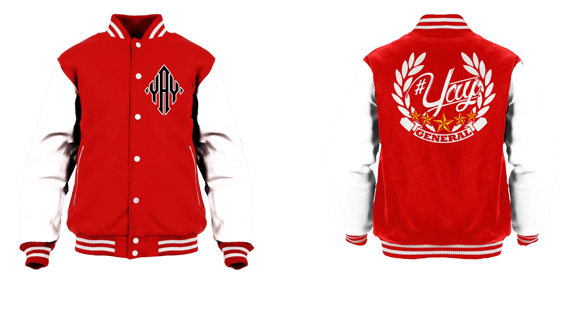 General Yay Diamond Logo Varsity Jacket