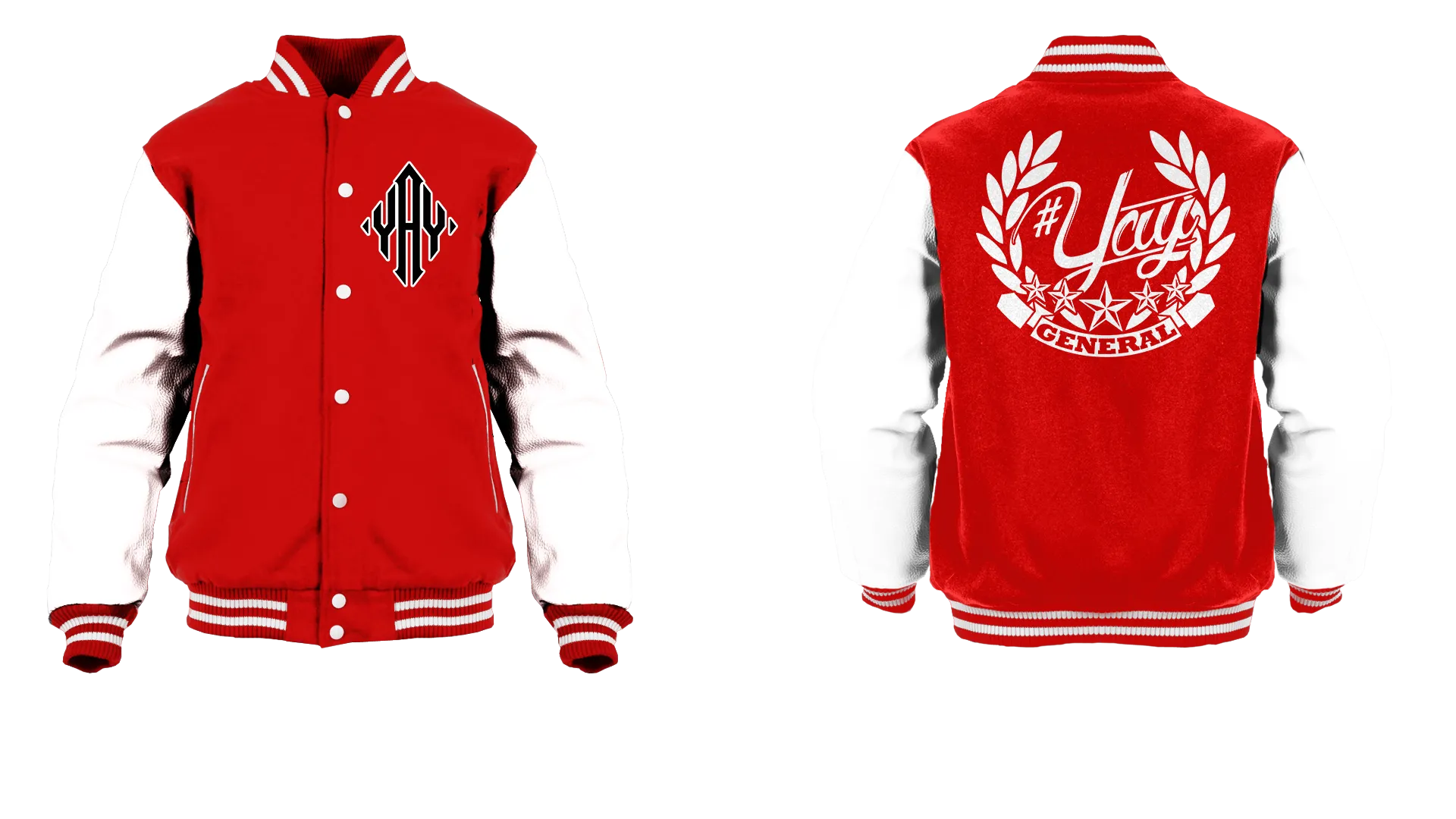 General Yay Diamond Logo Varsity Jacket
