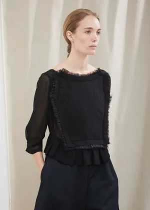 Georgette Panel Blouse