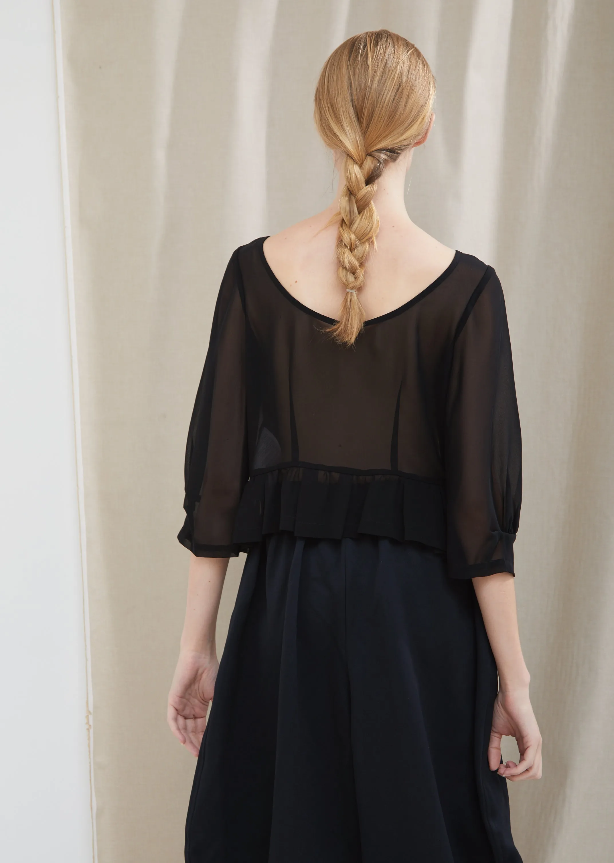 Georgette Panel Blouse