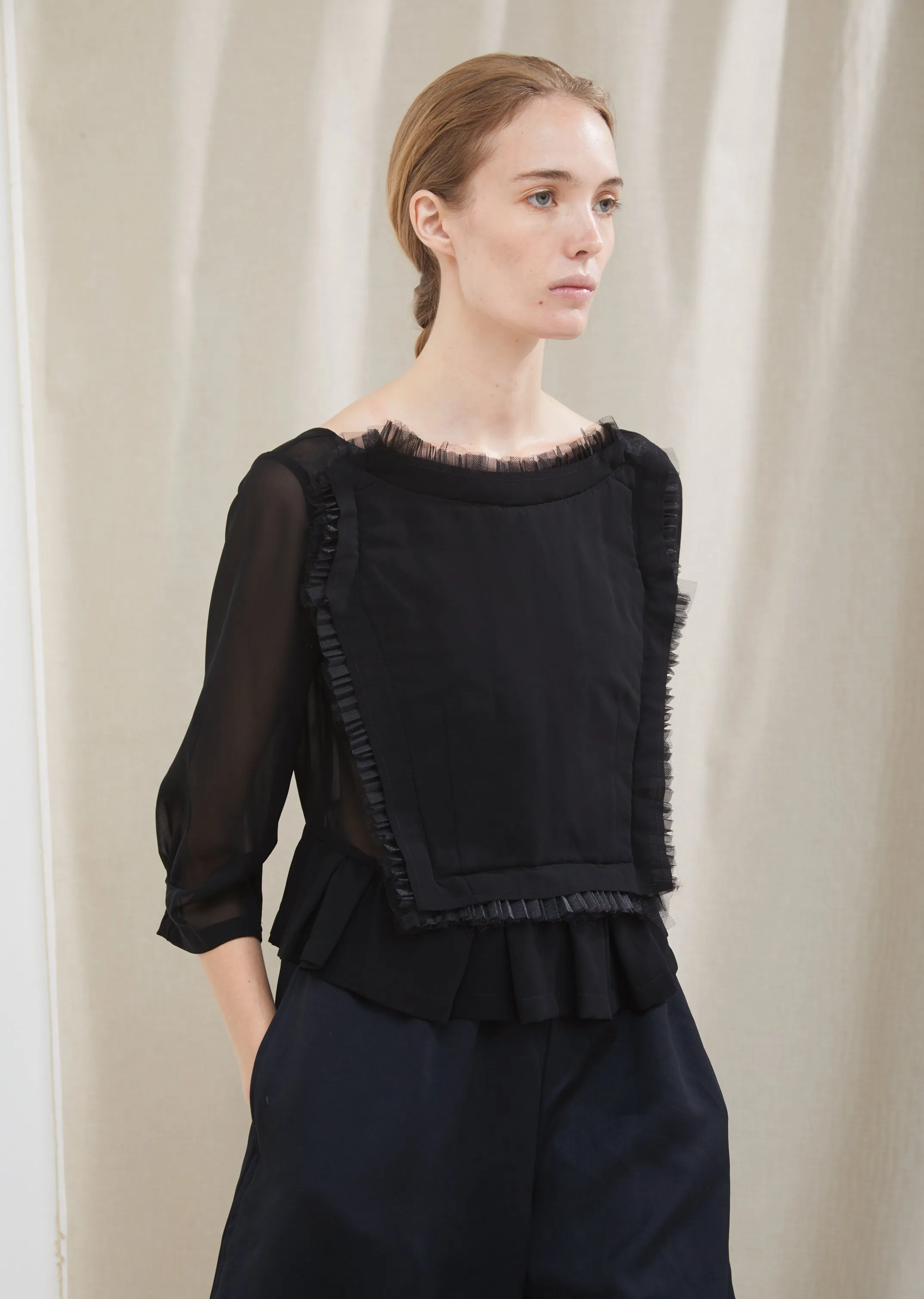 Georgette Panel Blouse