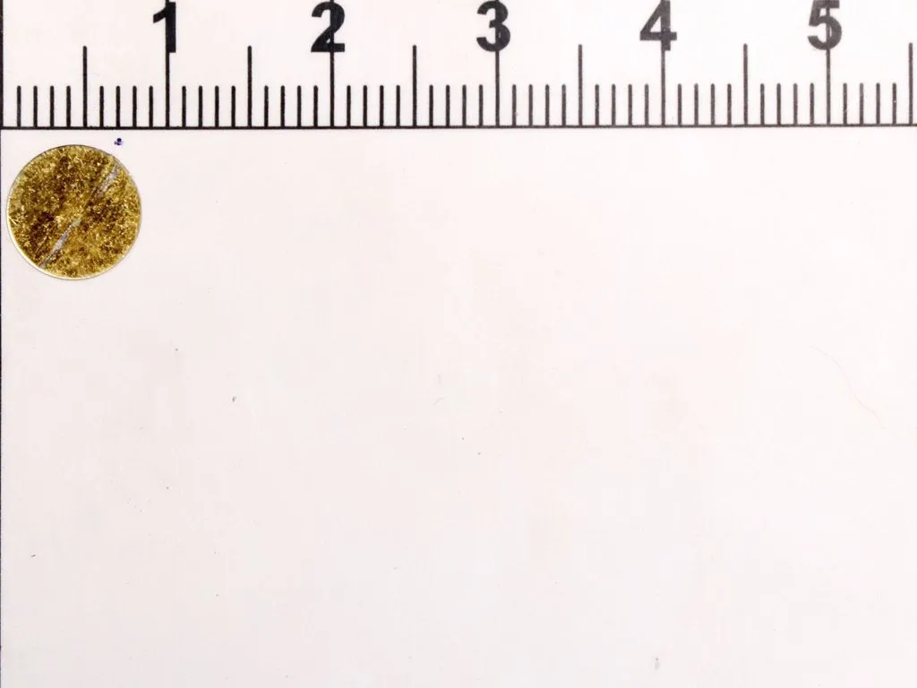Golden Opaque Circular Plastic Sequins(Wholesale)