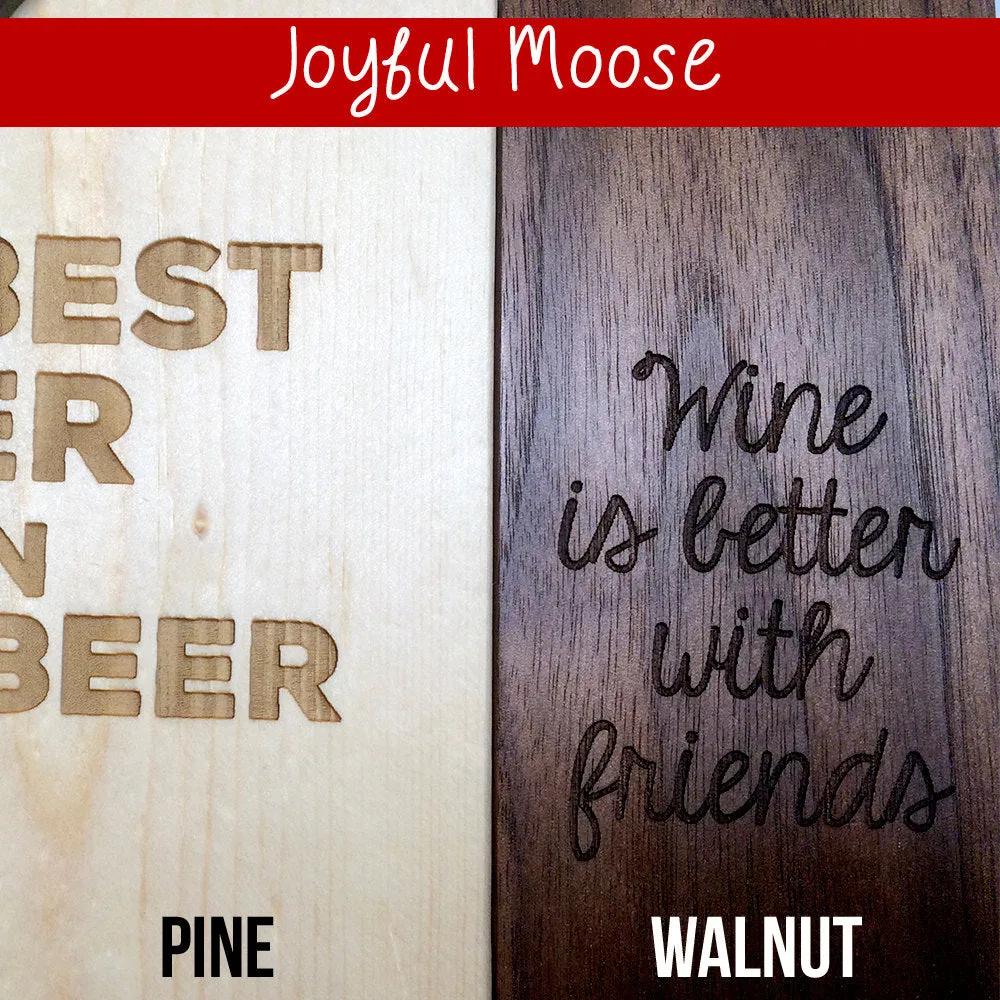 Groomsmen Gift Custom Beer Bottle Opener Wood Sign Personalized Best Man Gift