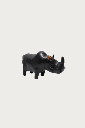 Handcrafted Horsehide Animals (Small Size) - Rhino