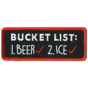 Hot Leather Bucket List Patch
