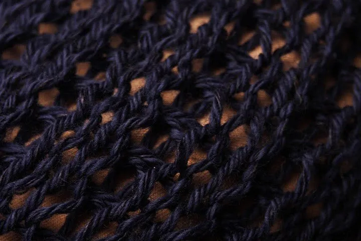 Knit Scarf Esperance - Navy