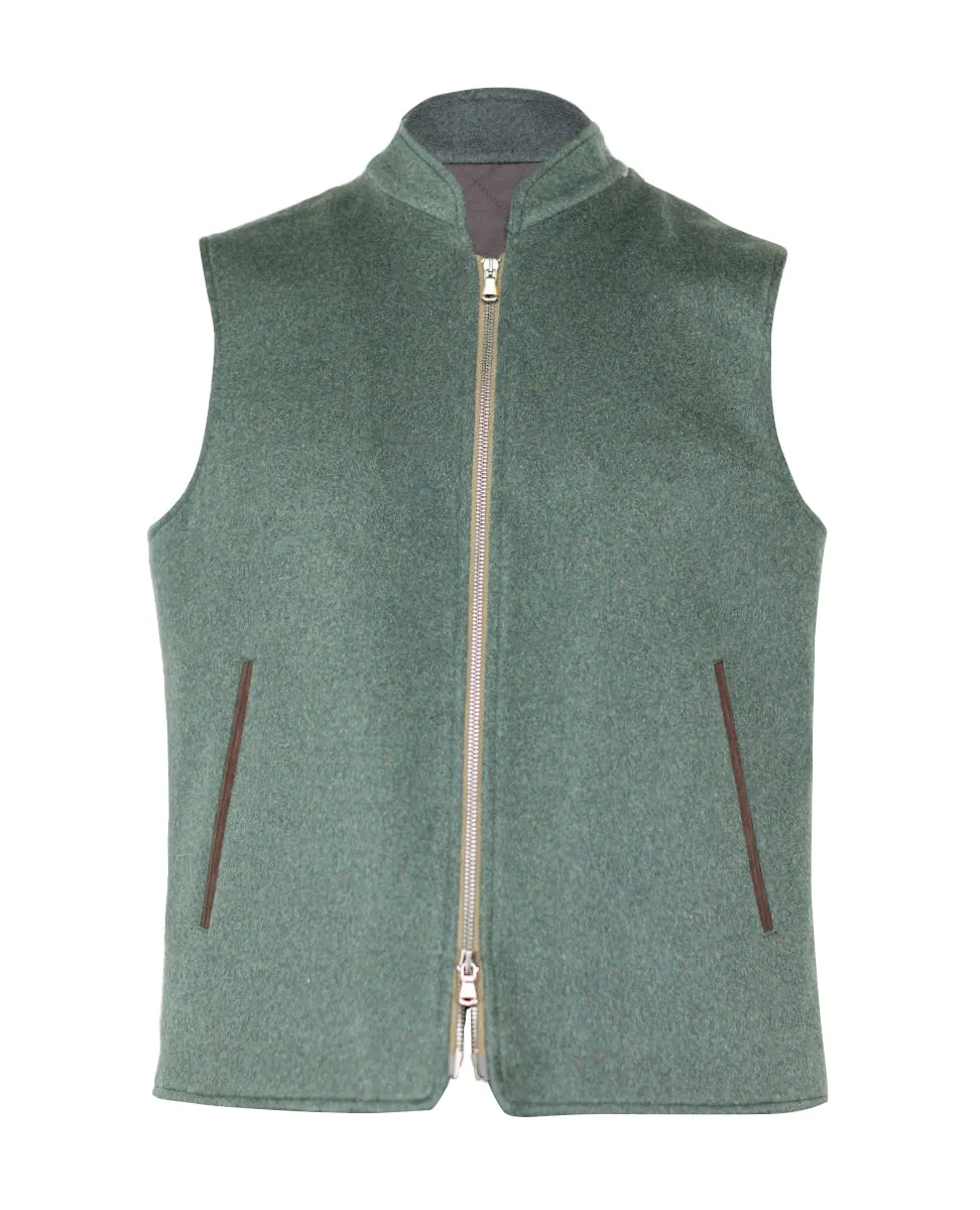 Light Green Mens Vest