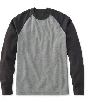 L.L. Bean Washed Cotton Double-Knit Crewneck Long Sleeve - Men's