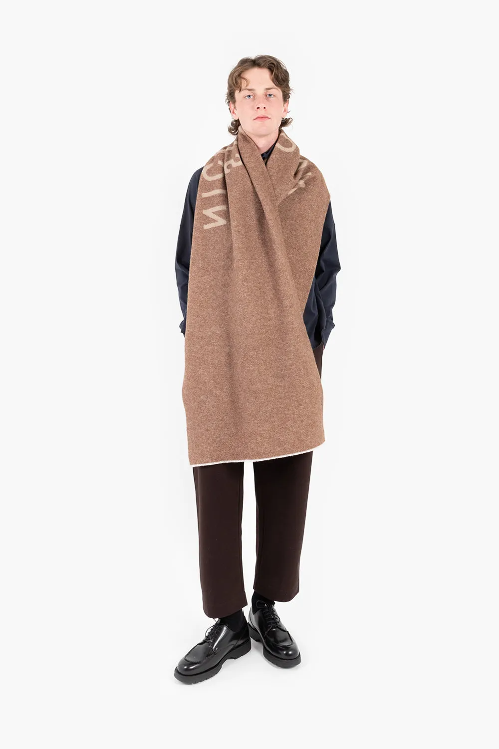 Logo Scarf - Tan/Camel