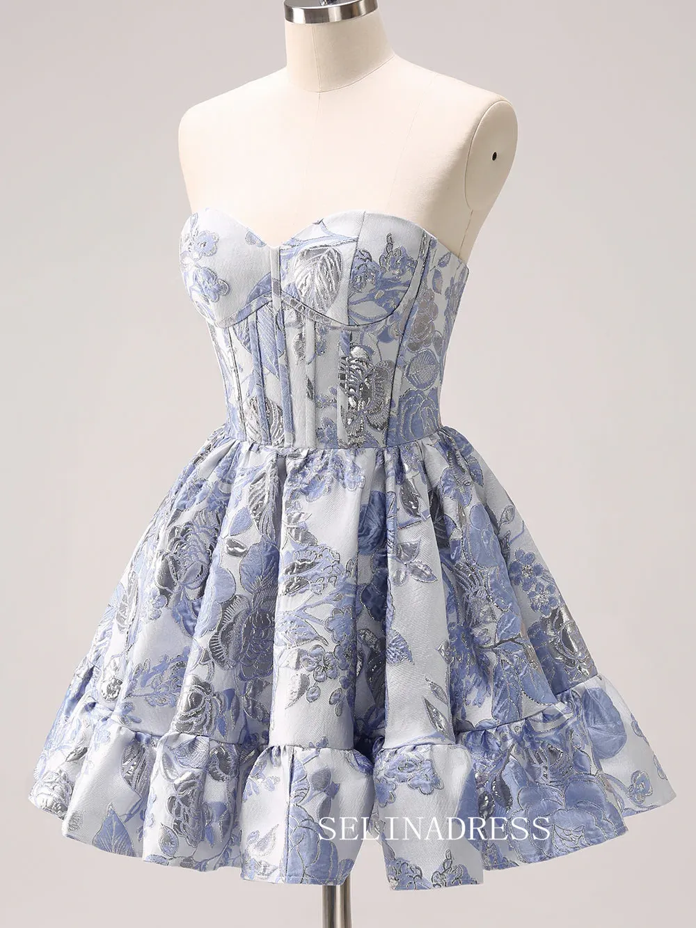 Lovely Lilac Sweetheart Homecoming Dresses Cute Hoco Dress Cocktail Dress #TKL2009A