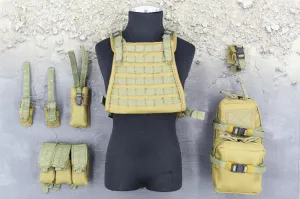 Marc A. Lee - Seal Team 3 - Tan MOLLE Plate Carrier & Pouch Set