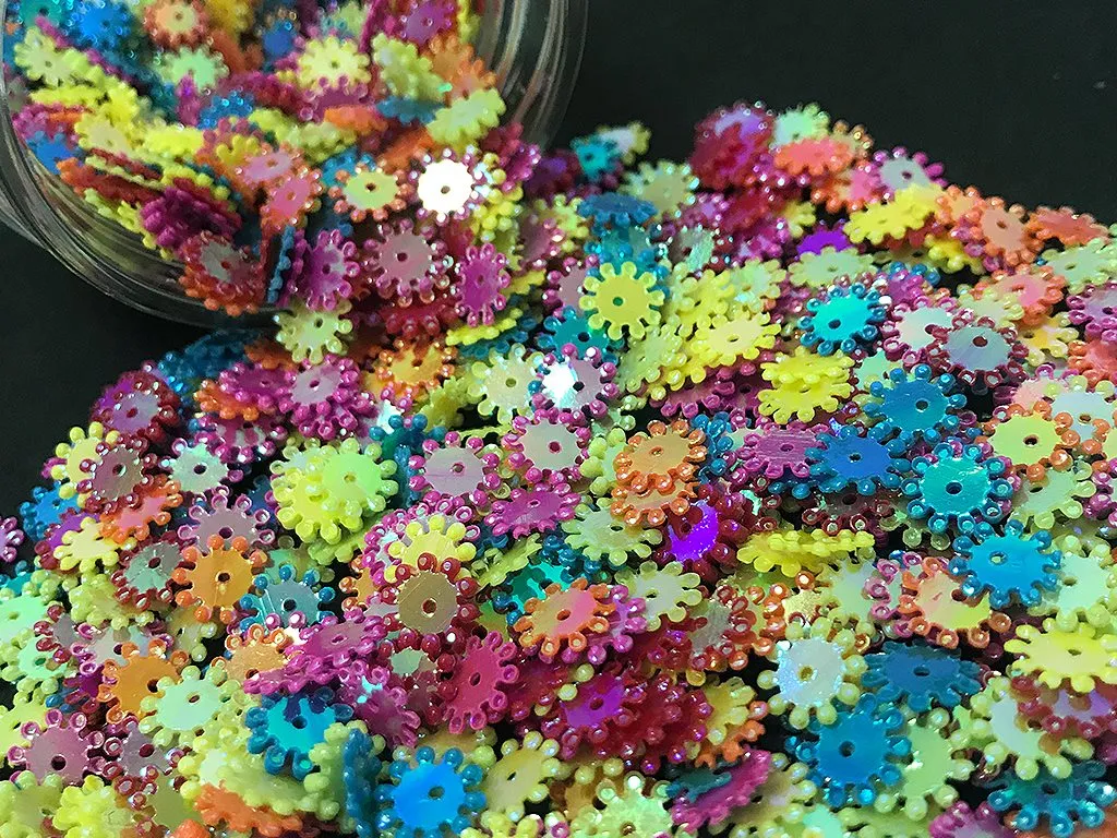Multicolour Designer Round Sequins(Wholesale)