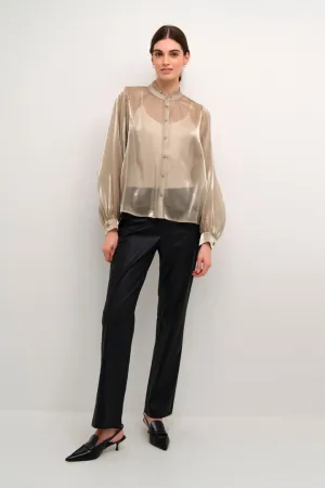 Organza Long Sleeve Shirt