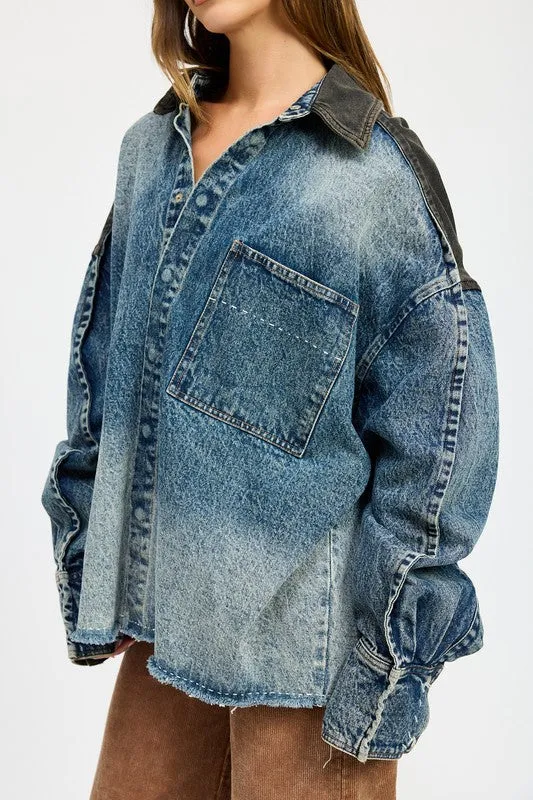 OVERSIZED DENIM JACKET