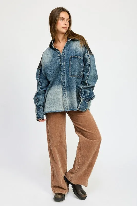 OVERSIZED DENIM JACKET