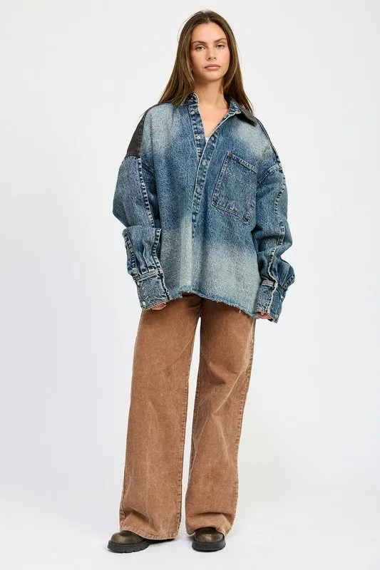 OVERSIZED DENIM JACKET