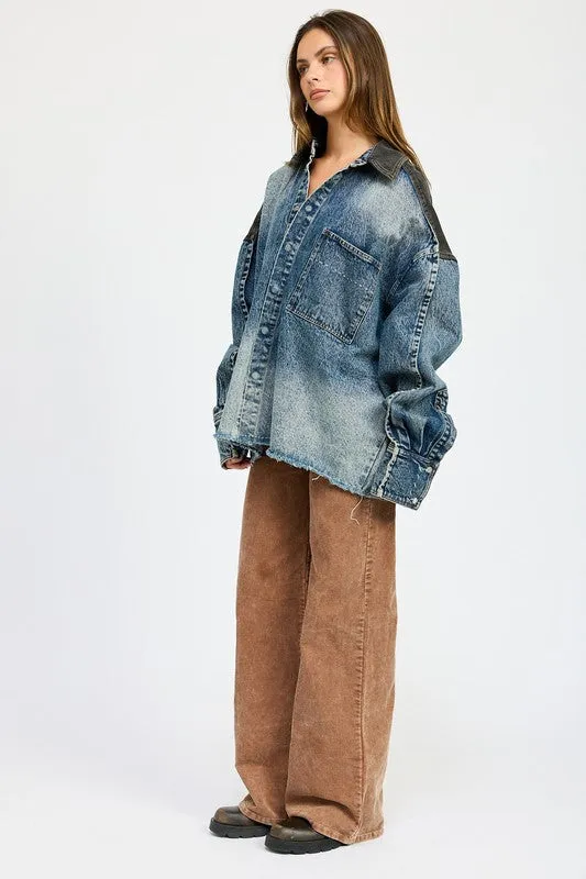 OVERSIZED DENIM JACKET