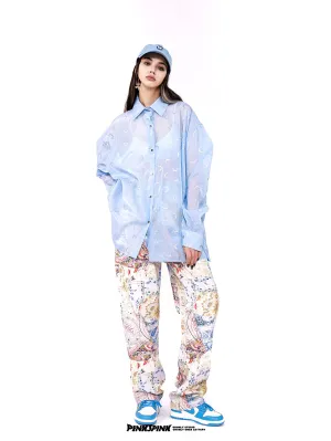 Paisley Retro Pail Fashionable Pants