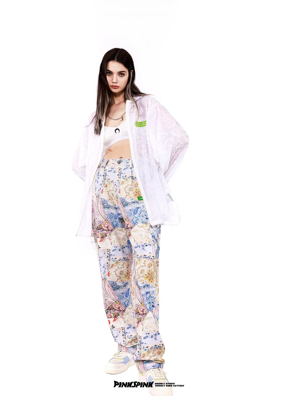 Paisley Retro Pail Fashionable Pants