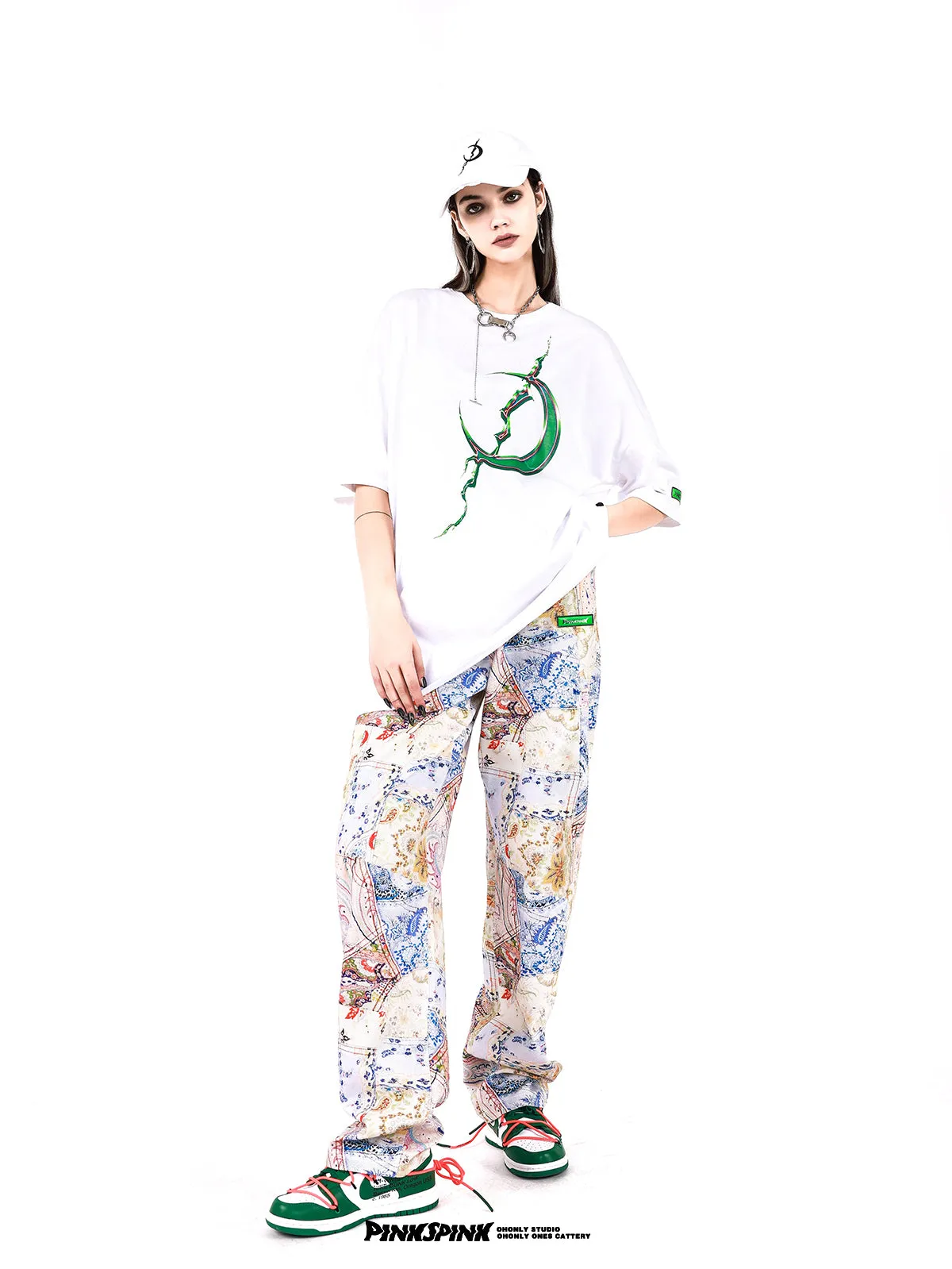 Paisley Retro Pail Fashionable Pants